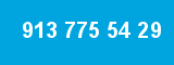 913 775 54 29 913 775 54 29